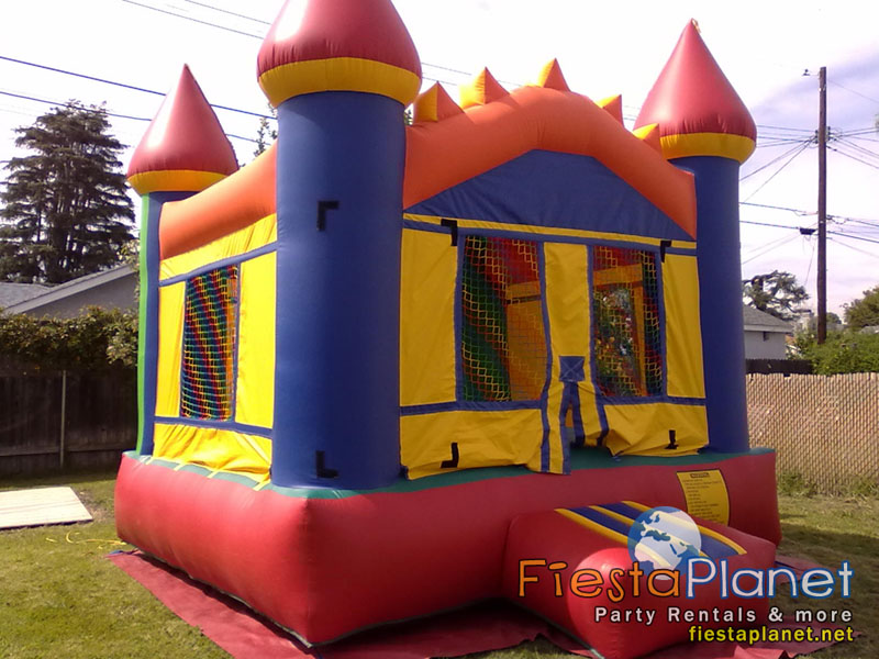 8x6_1_jumper_bouncer_funhouse_blue Castle Jumper - $65 to rent includes Free Delivery in the San Fernando Valley