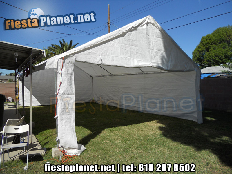 8x6_20x30_canopy_4 20 feet by 30 feet canopy with walls entrace and side walls available for rent San Fernando Valley affordable Party Rentals