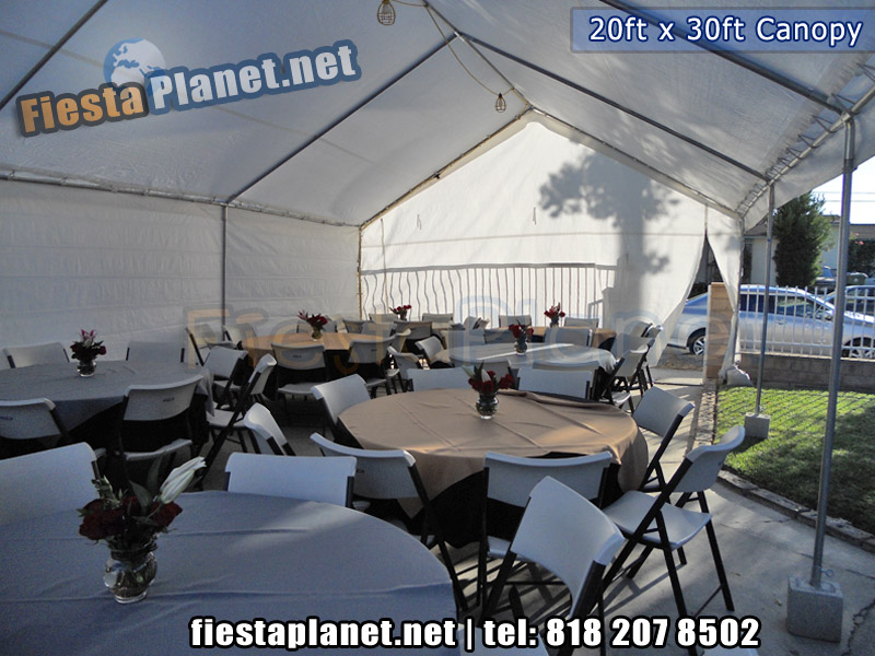 8x6_20x30_canopy_6 Canopy Tents for rent | Tables and Chairs | Free Delivery on Canopy Tents | Table Cloths and Linens for rent